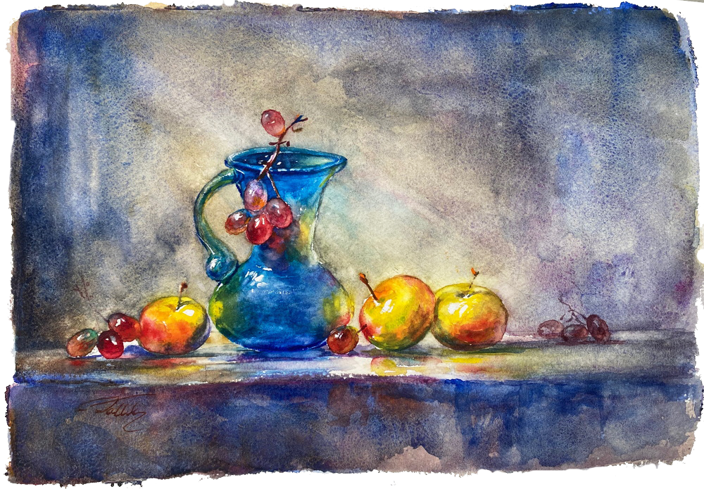 Still Life With Peaches