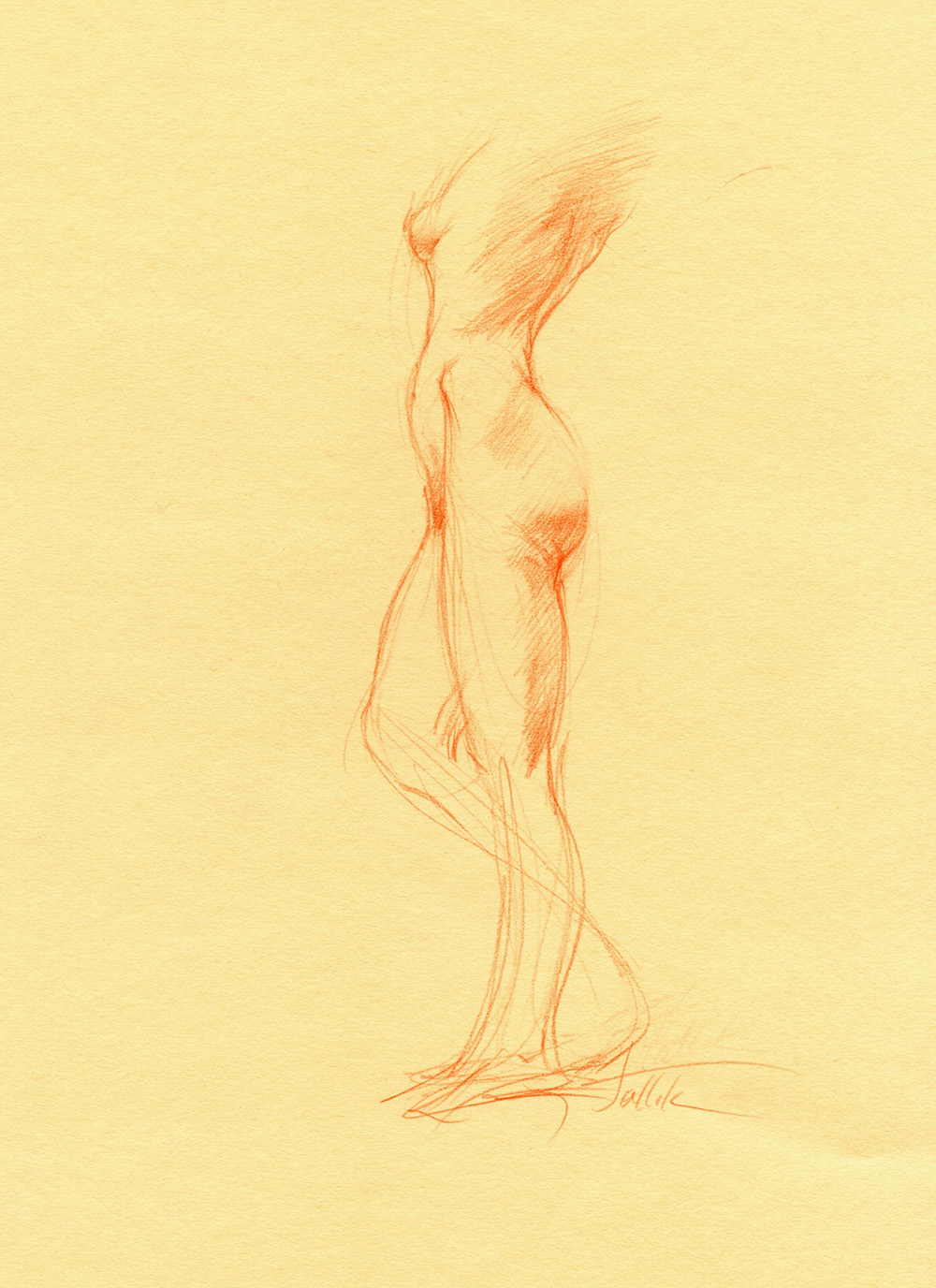 Standing Nude