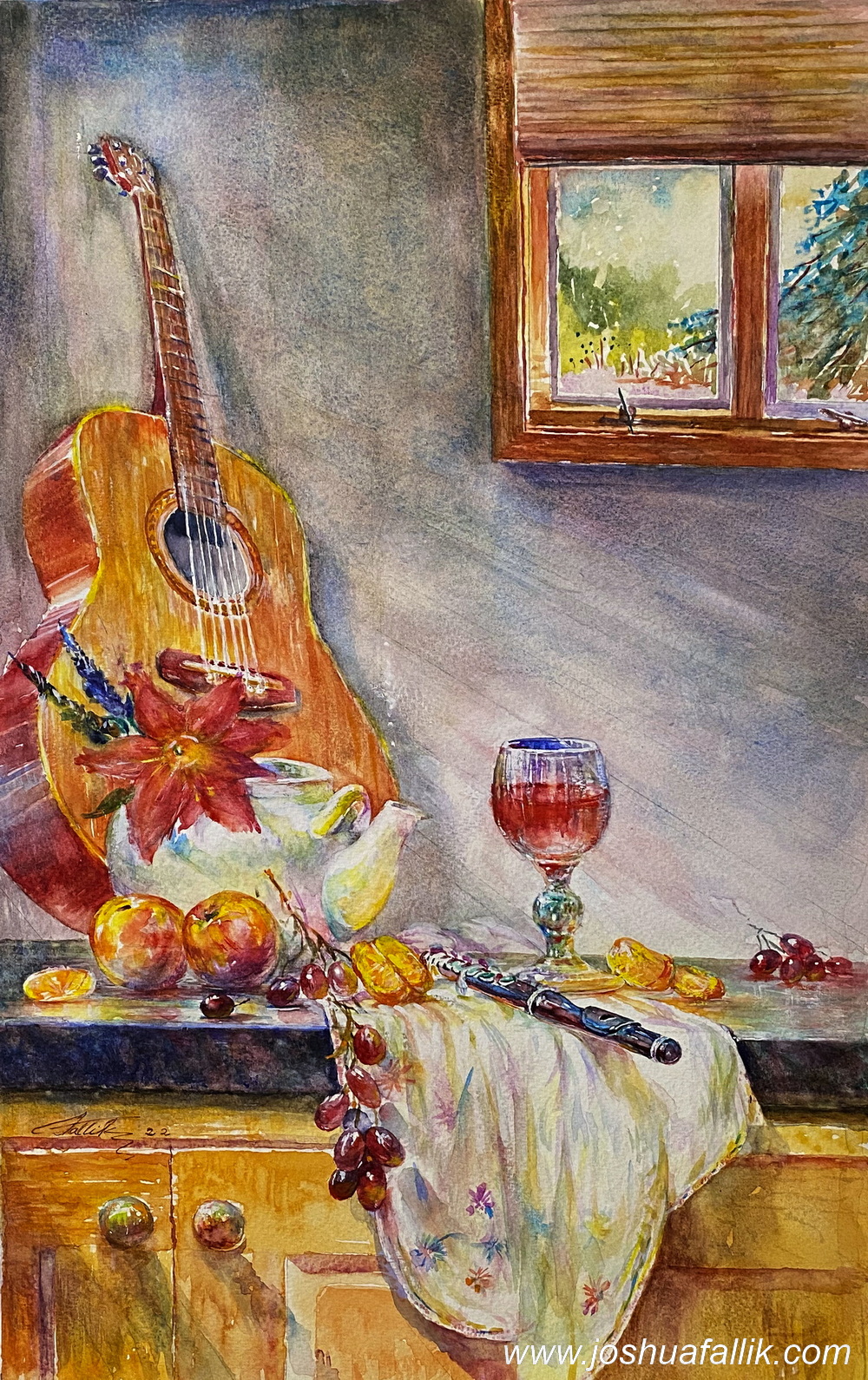Still Life with Piccalo and Guitar